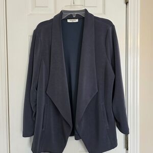 Women's Gray Open Front Jacket